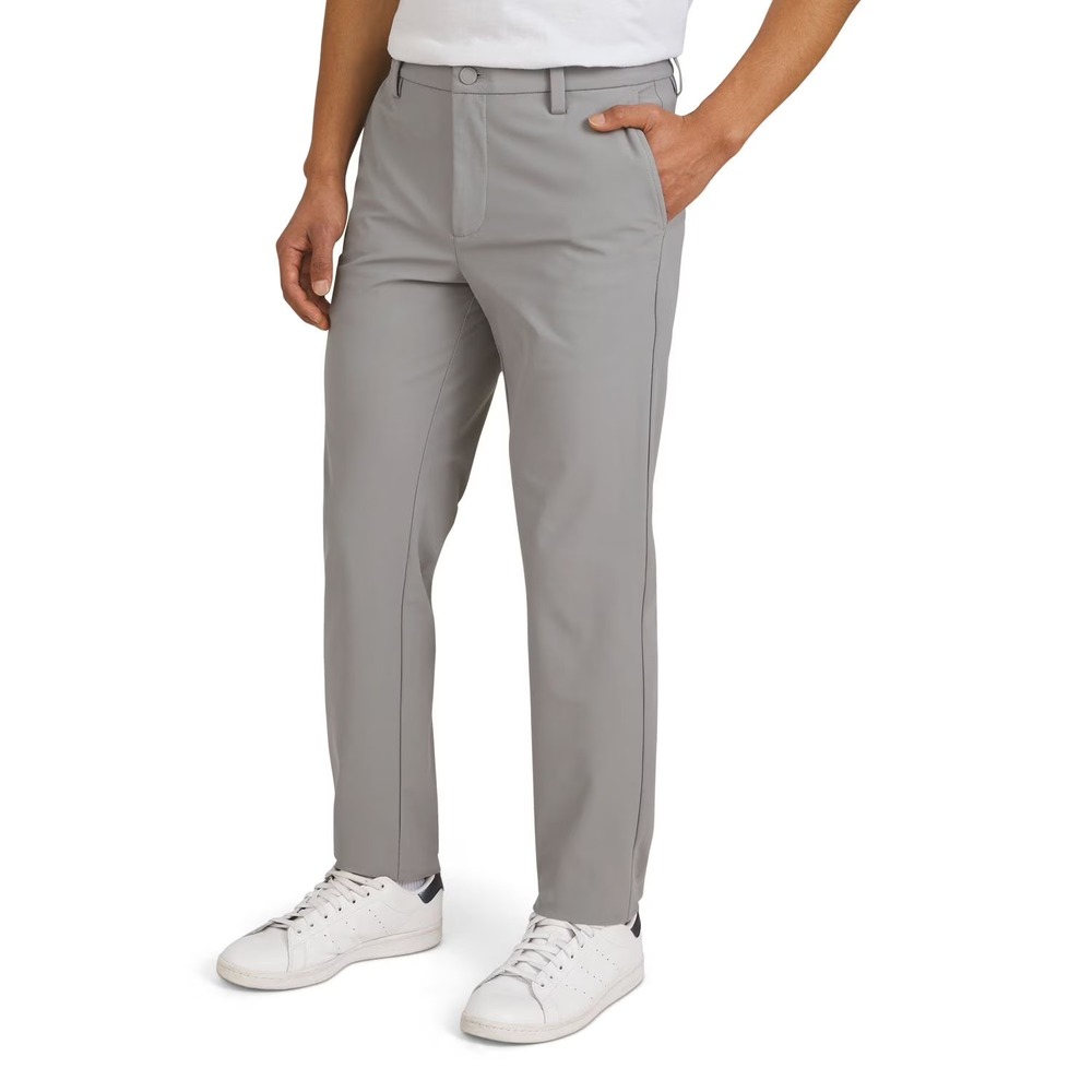 Dockers Mens Tech Chino Pants 40x30 Grey Slim Fit Flex Waistband NWT